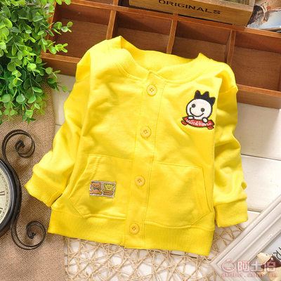 衣百分2017春季新款童裝 時尚雞冠頭開衫，特價批發直銷新選擇